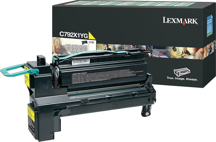 Lexmark C792X1YG C792 Tonerkartusche Standardkapazität Return Program 1er-Pack, 20.000 Seiten, gelb,