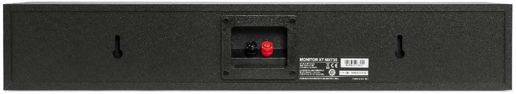 Polk Audio Monitor XT35 schlanker Center Lautsprecher, Hi-Res Zertifiziert, kompatibel mit Dolby Atm