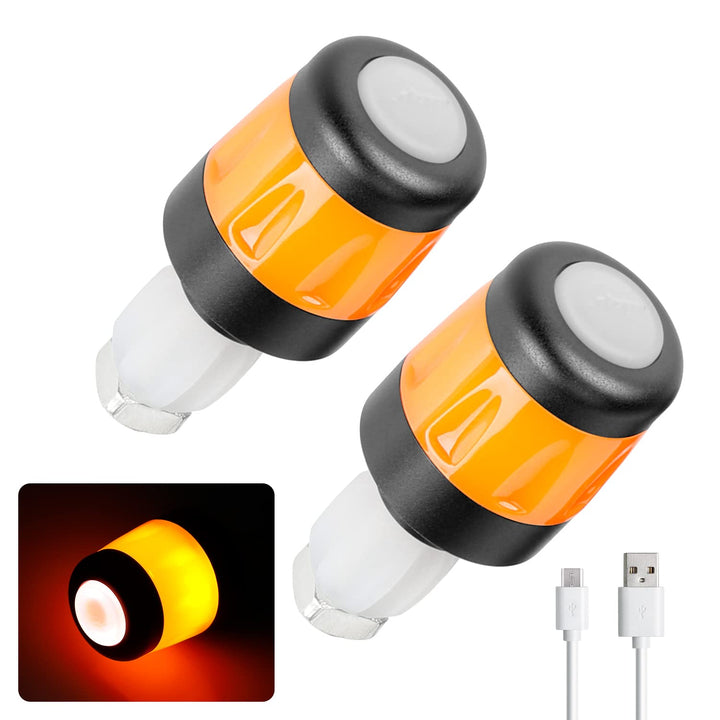 LED-Lenkerblinker Elektroroller für Xiaomi/Segway Ninebot, Wiederaufladbar, Wasserdicht, Universelle
