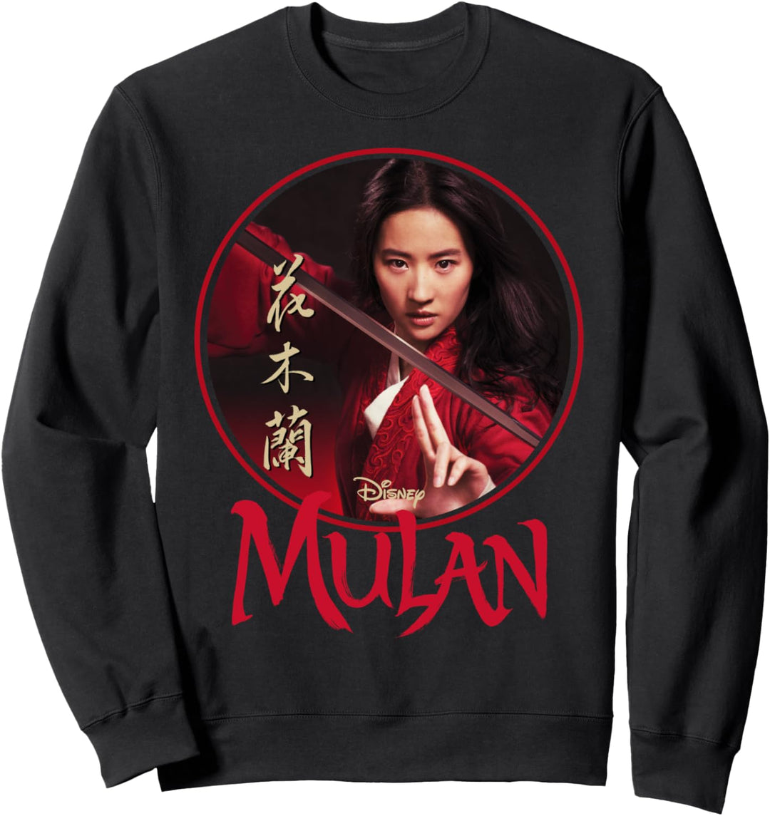 Disney Mulan Live Action Mulan Circle Portrait Logo Sweatshirt