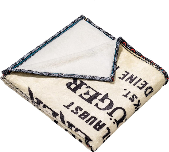 KEMEILA Personalisierte Weiche Decke Für Meine Tochter - Superweiche Flanelldecke Reisedecke Geschen