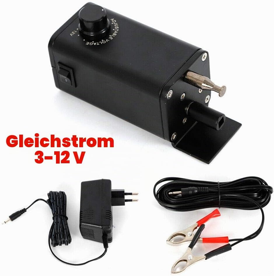 Grillmotor BBQ Motor Grillspiess Rotisserie Motor DC 3-12V Ausgang Einstellbar BBQ Roast Rotisserie