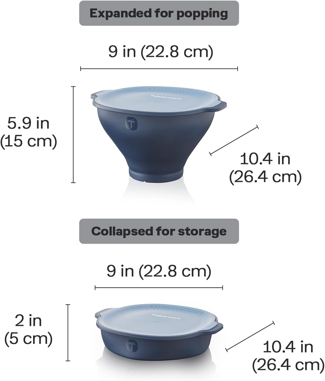 Tupperware Wow Pop Mikrowellen-Popcorn-Maker