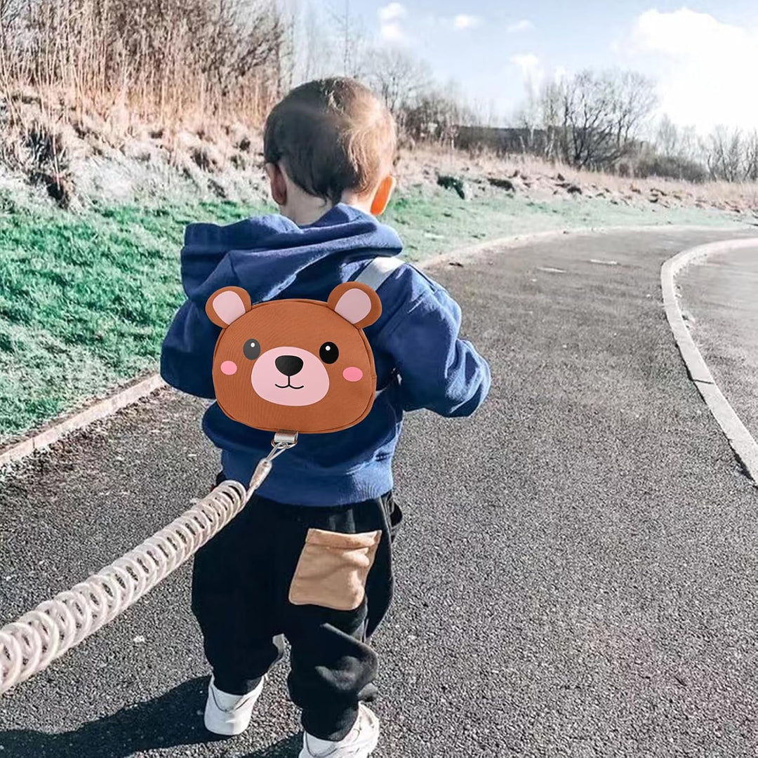Bebamour Tier-Kleinkind-Rucksack mit Sicherheitszügeln, Mini-Tasche mit Sicherheitsleine für Kinder,