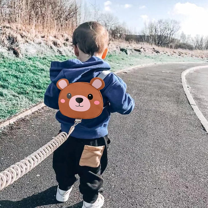 Bebamour Tier-Kleinkind-Rucksack mit Sicherheitszügeln, Mini-Tasche mit Sicherheitsleine für Kinder,