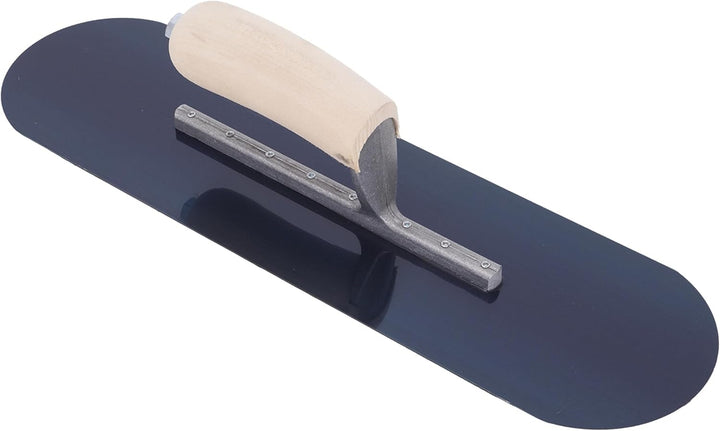 Marshalltown Poolkelle mit Holzgriff, aus Blaustahl, Kelle für Boden und Beton, Masse der Kelle: 356