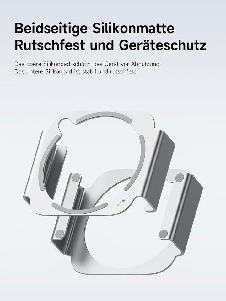 Hagibis Mac Mini M4 Ständer Aluminiumlegierung Halterung für Mac Mini M4/M4 Pro 2024 Belüftung Wärme