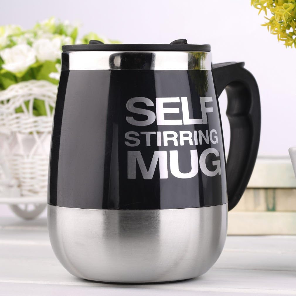 Mengshen Die selbstrührende Tasse Lazy Mug Grande Self Stirring Coffee Cup Becher Electric Stainless