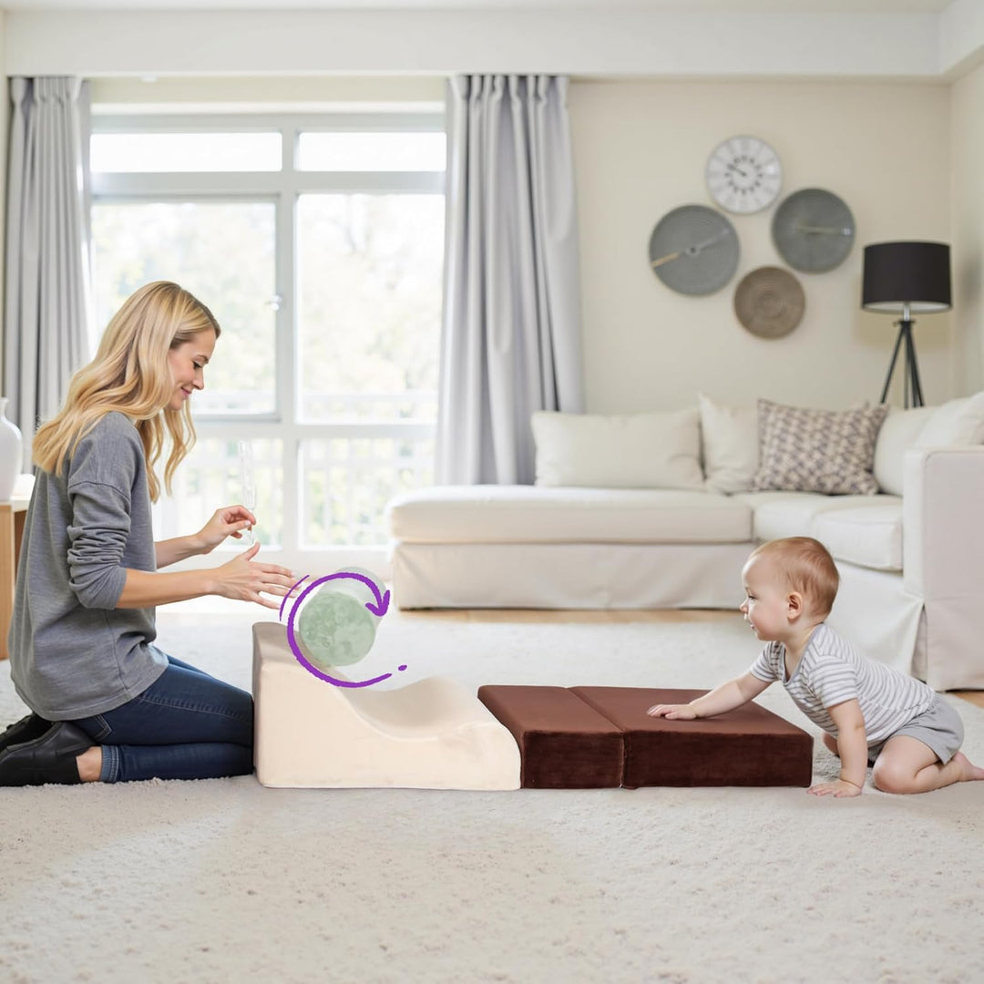 BanaSuper 3 STK Gross Schaumstoff Bausteine für Kinder, XXL Softbausteine Baby zum Klettern & Krabbe