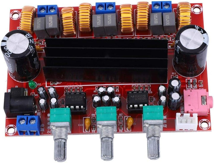 Verstärkerplatine, 2x50W + 100W 2,1-Kanal-Digital-Audio-Leistungsverstärker-Verstärkerplatine 12V-24
