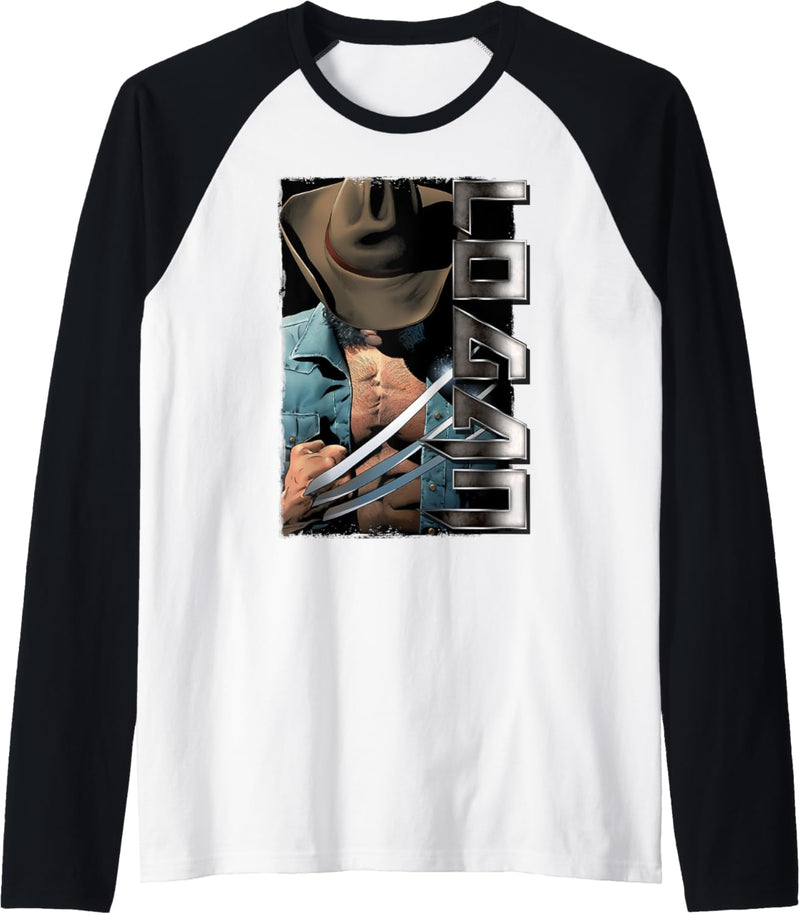 Marvel X-Men Wolverine Old Man Logan Profile Raglan