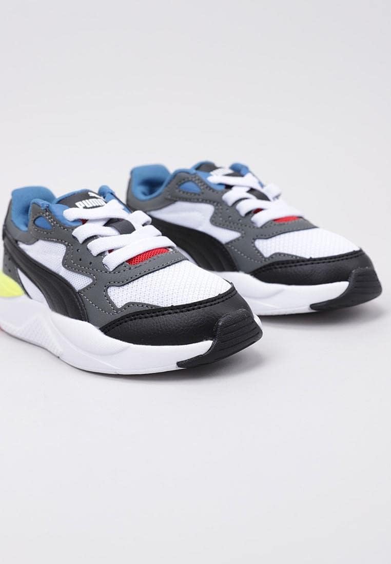 PUMA Unisex Baby X-ray Speed Ac InfSneaker 20 EU Puma White Puma Black Dark Shadow Vallarta Blue, 20