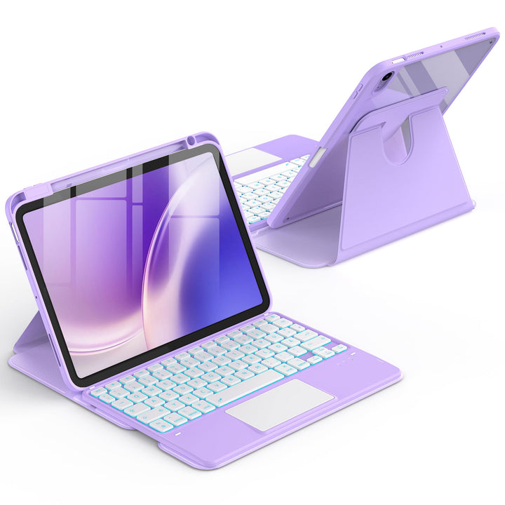 CACOE Hülle mit Tastatur Kompatibel mit iPad Air 11 Zoll M4/M3/M2(2026/2025/2024) iPad Air 5/4 Gen m