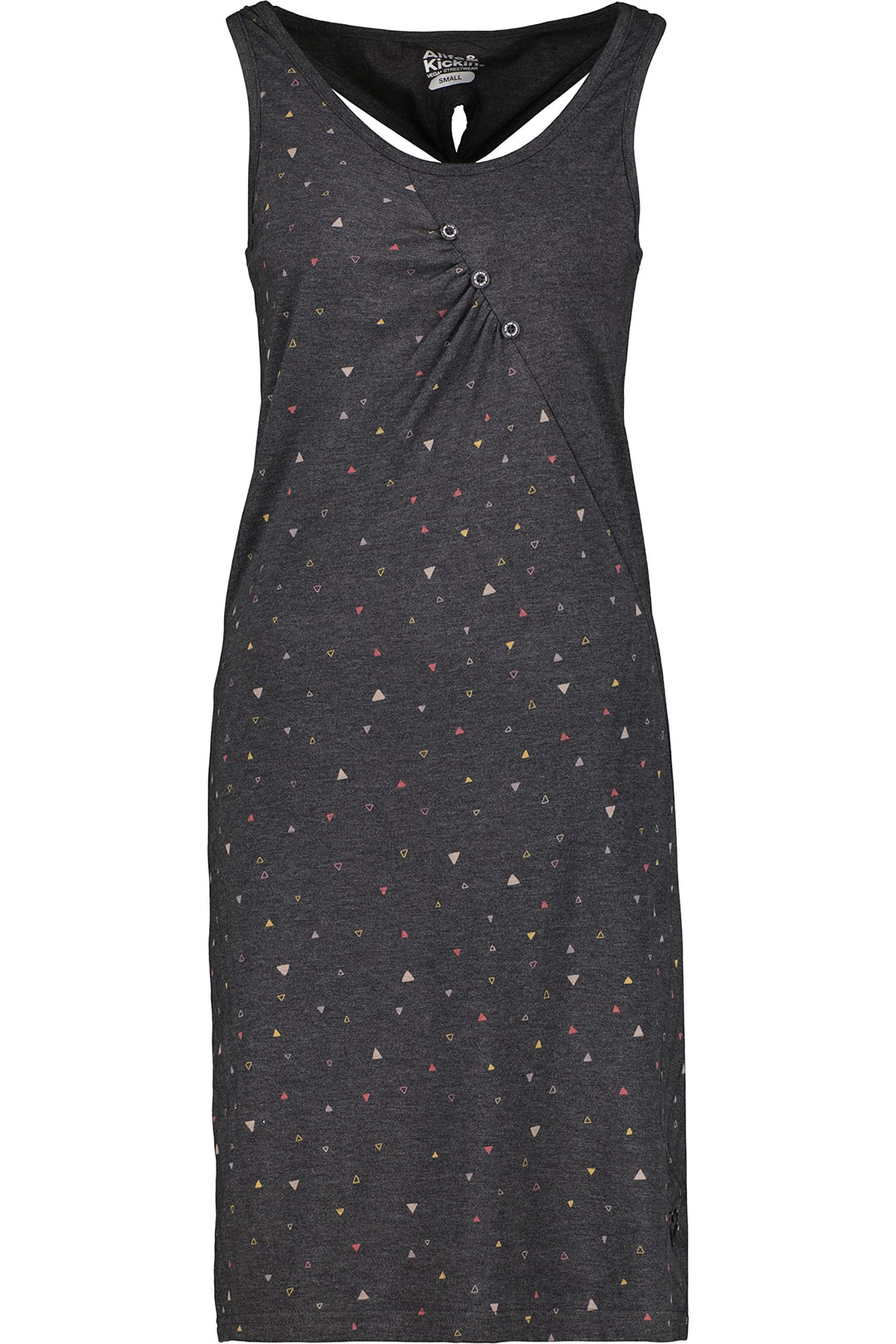 ALIFE and Kickin CameronAK B Top Dress Damen Sommerkleid, Kleid M Moonless Melange, M Moonless Melan