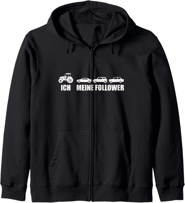 Ich meine Follower Trecker Landwirt Bauer Traktor Kapuzenjacke