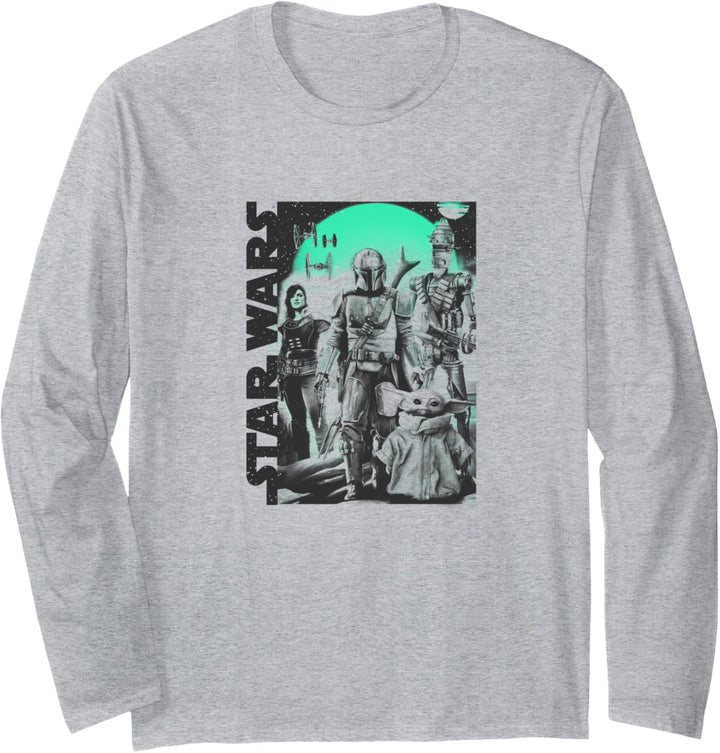 Star Wars Group Poster Langarmshirt