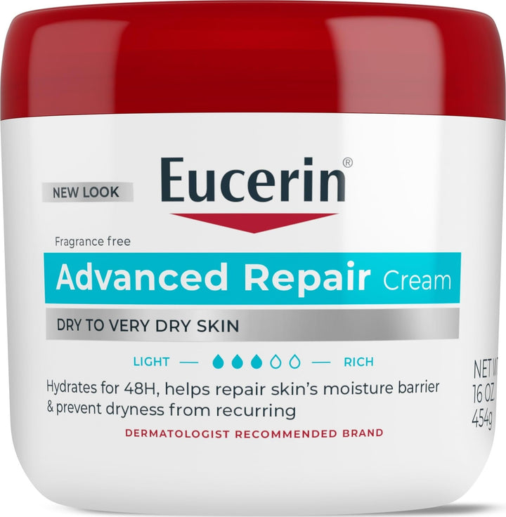 Eucerin Advanced Repair Creme 16 Ounce (Packaging May Vary) Premium Pack Gentle Formula, Premium Pac