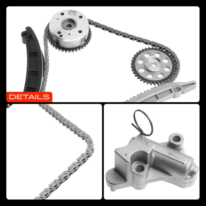 Frankberg Steuerkettensatz Kompatibel mit A1 8X1 A3 8P1 Golf V/VI 1K1 5K1 J-e-t-t-a III/IV 1K2 162 P