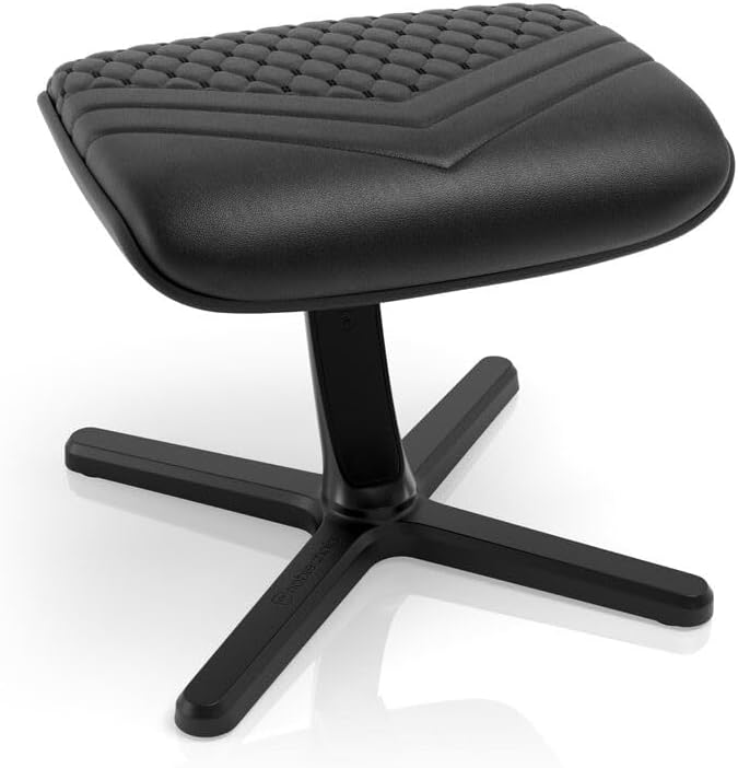 noblechairs Footrest V2.0, Real Leather Edition, 45-Grad Neigung, Premium Materialien, Lederbezug, S