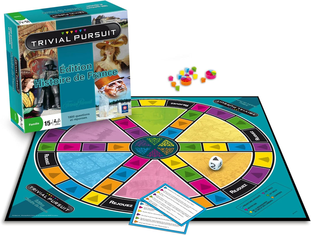 Winning Moves – 0345 – Spiel von Fragen und Antworten – Trivial Pursuit Geschichte de France 2014
