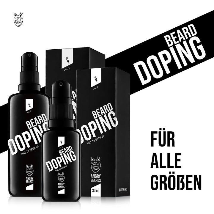 Angry Beards Grow Oil Bartwuchsmittel - Serum, Fördert Bartwachstum | Enthält natürliche Öle, Vitami