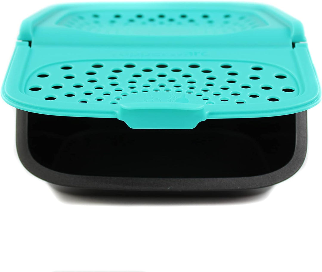 Tupperware Knoblauch-Lager 2,3 L schwarz türkis