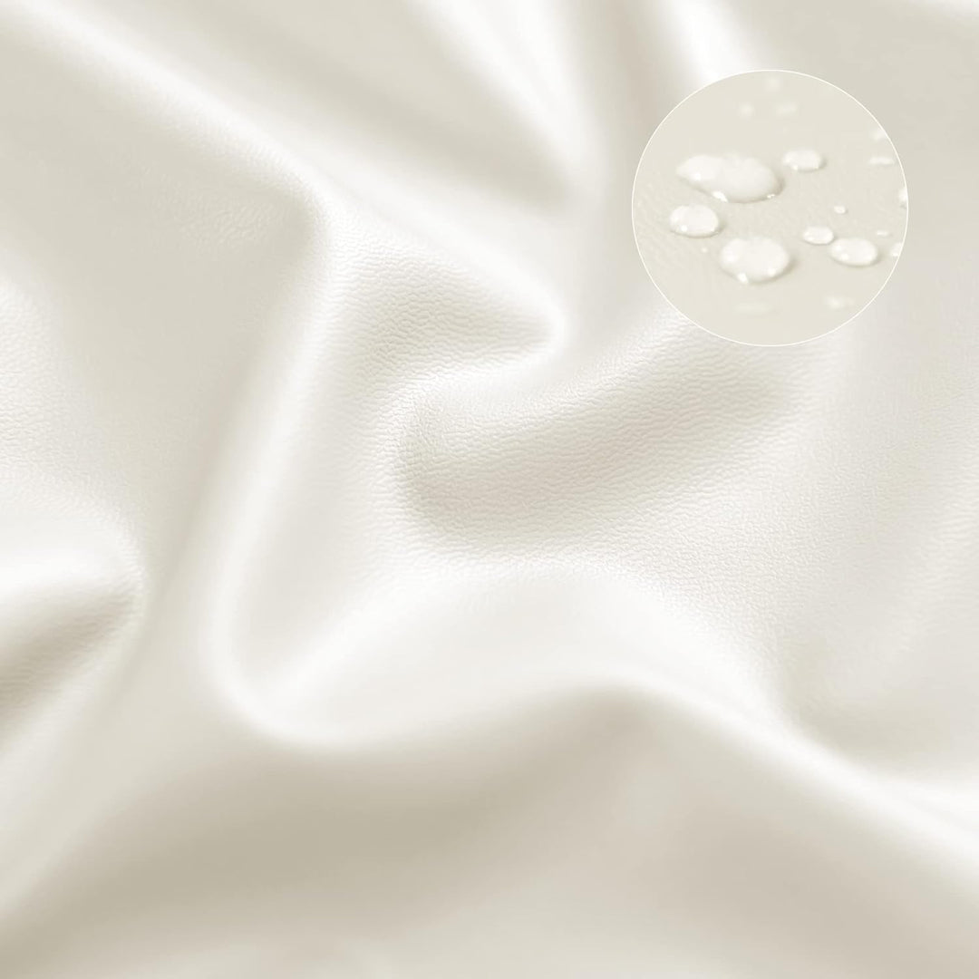 iEventStar Stuhlhussen Kunstleder PU Leder Lederoptik Wasserdicht Stuhlbezüge Sitzfläche Stuhlbezug