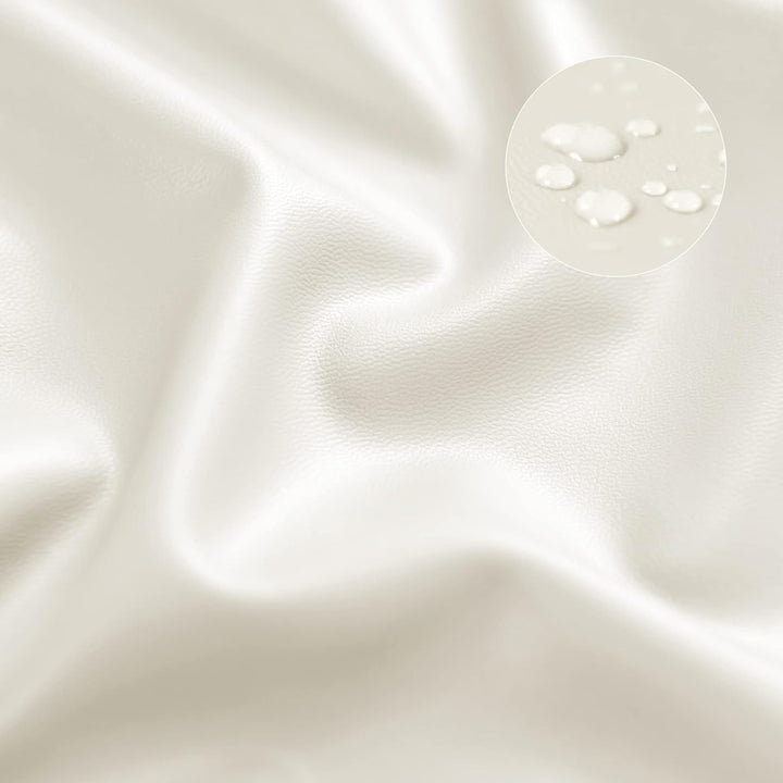 iEventStar Stuhlhussen Kunstleder PU Leder Lederoptik Wasserdicht Stuhlbezüge Sitzfläche Stuhlbezug