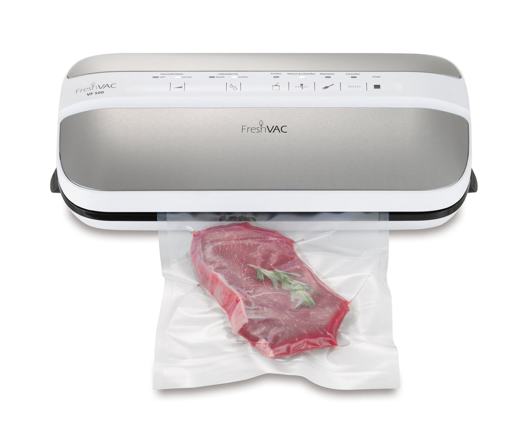 FRESHVAC VF500 Vakuumierer Vakuumiergerät, 30 cm lange und stabile Schweissnaht, inkl. 10 gratis Fol