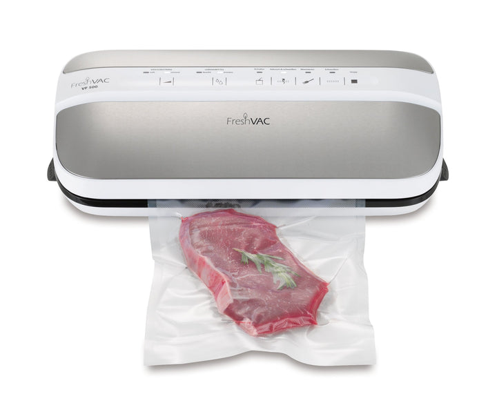 FRESHVAC VF500 Vakuumierer Vakuumiergerät, 30 cm lange und stabile Schweissnaht, inkl. 10 gratis Fol