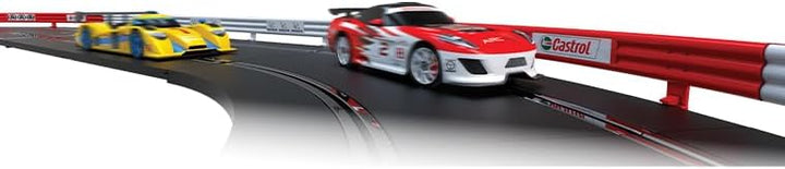 Scalextric Leitplanken mit Aufklebern, Grey/Red