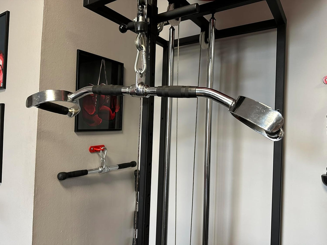 MuscleForge® Aufsatz für Latzug, Seilzug, Griff mit Drehbarem für Kabelmaschine, Kabelzug Griff für