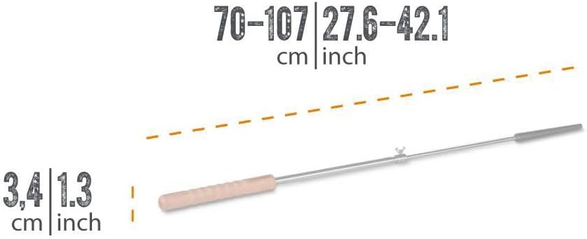 Petromax Stockbrot Spiess mit Gusseisenspitze sts70