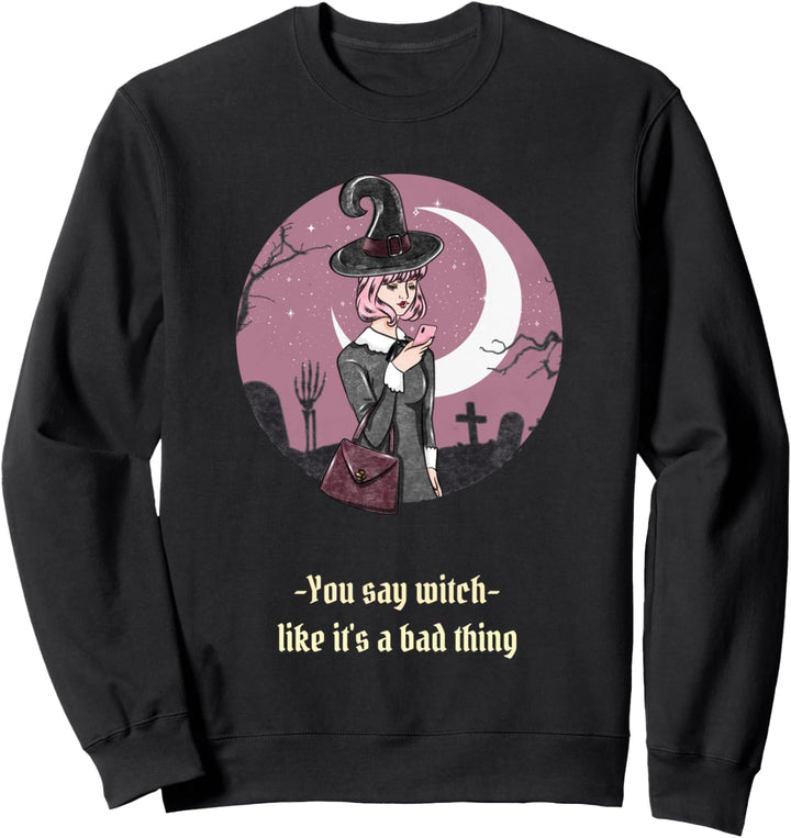 Lustiges Kostüm Halloween Geschenk der Hexe Sweatshirt