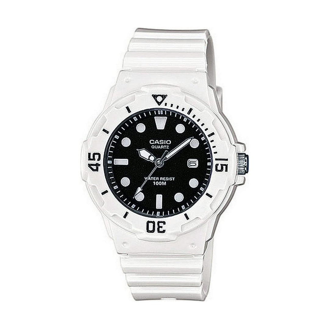 Casio Collection Damen Armbanduhr LRW-200H Weiss/Schwarz, Weiss/Schwarz