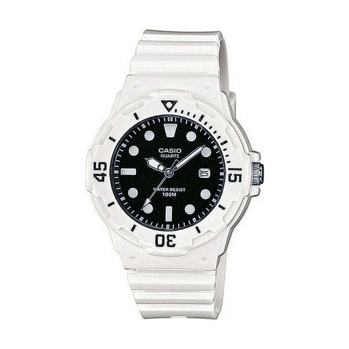 Casio Collection Damen Armbanduhr LRW-200H Weiss/Schwarz, Weiss/Schwarz