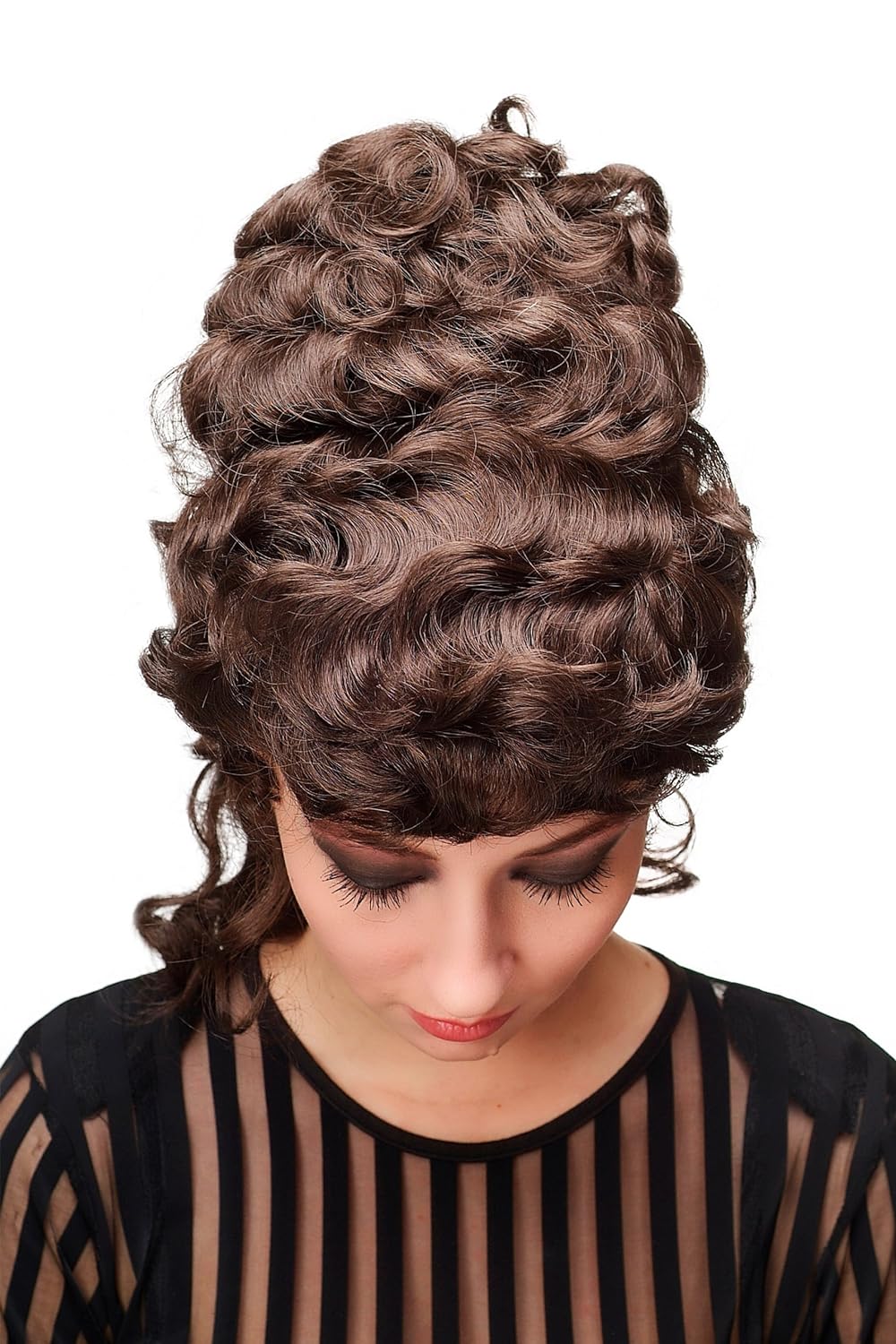WIG ME UP - L.COLONIAL.Lady-6 Damenperücke Qualitätsperücke Perücke Barock Kolonial Turmfrisur Beehi