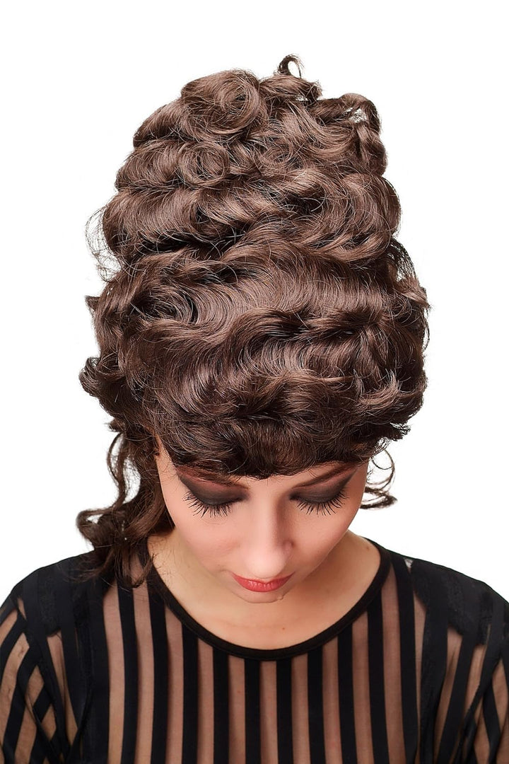 WIG ME UP - L.COLONIAL.Lady-6 Damenperücke Qualitätsperücke Perücke Barock Kolonial Turmfrisur Beehi