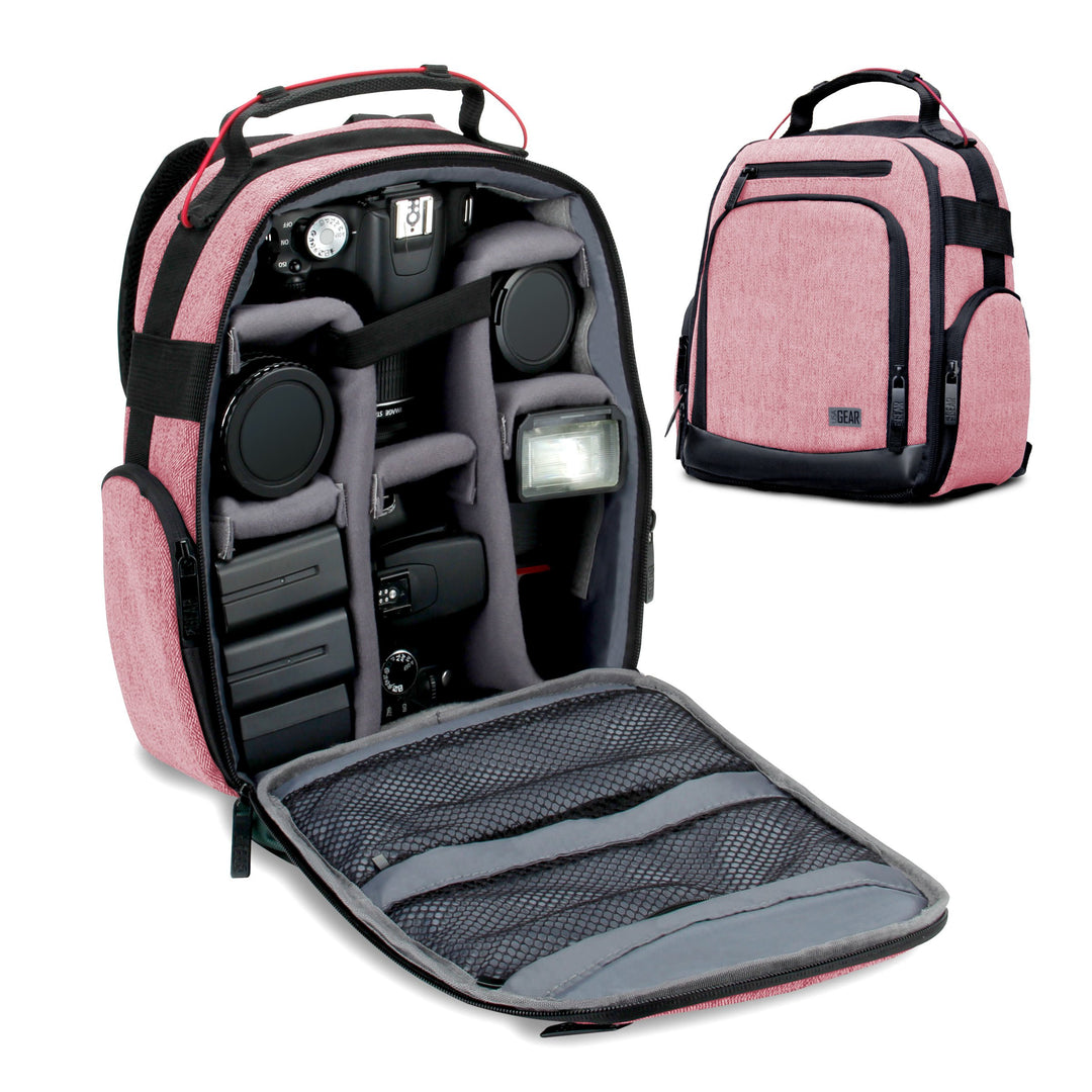USA Gear DSLR Kamerarucksack, Kameratasche, Kamera Fotorucksack für Spiegelreflexkamera mit Kundenge