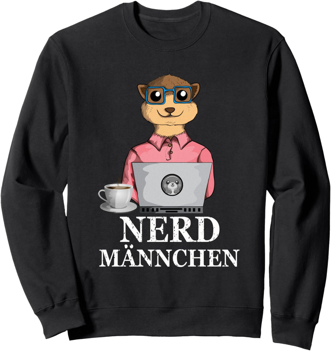Surikate Afrika Erdmännchen Nerdmännchen Wildtier Streber Sweatshirt