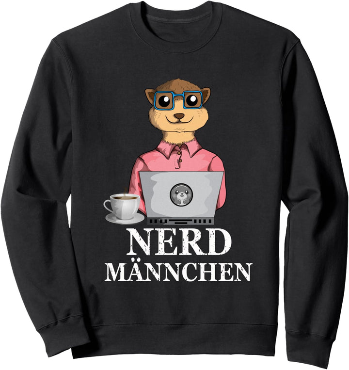 Surikate Afrika Erdmännchen Nerdmännchen Wildtier Streber Sweatshirt