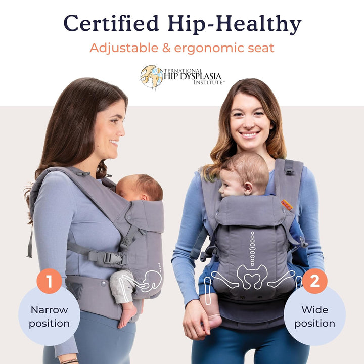 Beco Gemini Babytrage Neugeborene ab Geburt bis Kleinkind - 4 Tragepositionen Baby Trage - Babytrage
