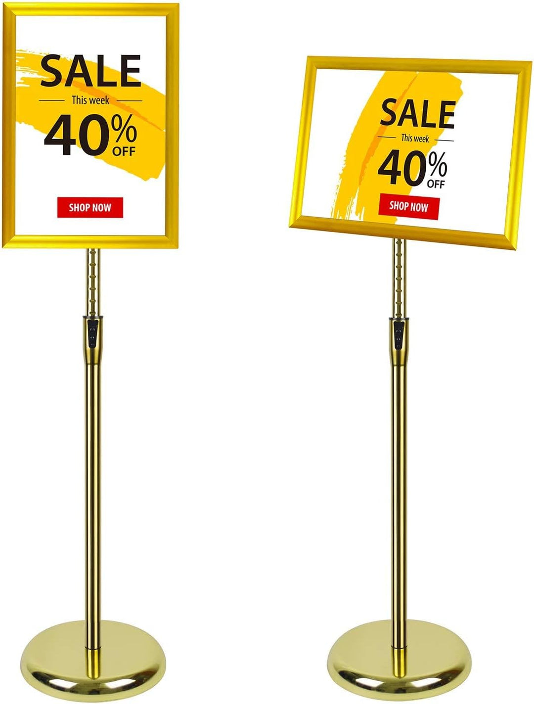 VAIIGO Infoständer Höhenverstellbar Aluminium DIN A3 Plakatständer Informationsständer Präsentations