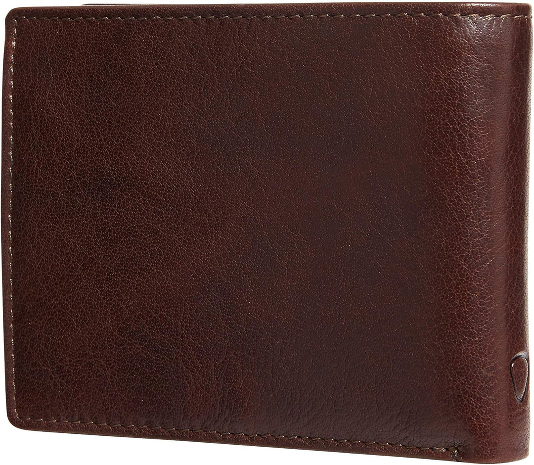 Strellson Herren Geldbeutel Jefferson Brieftasche aus Leder Braun (Dark Brown 702), Braun (Dark Brow