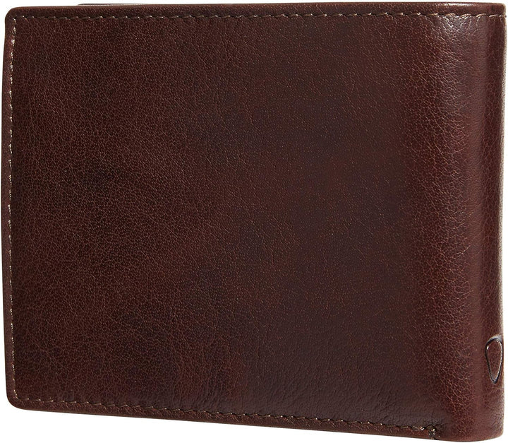 Strellson Herren Geldbeutel Jefferson Brieftasche aus Leder Braun (Dark Brown 702), Braun (Dark Brow