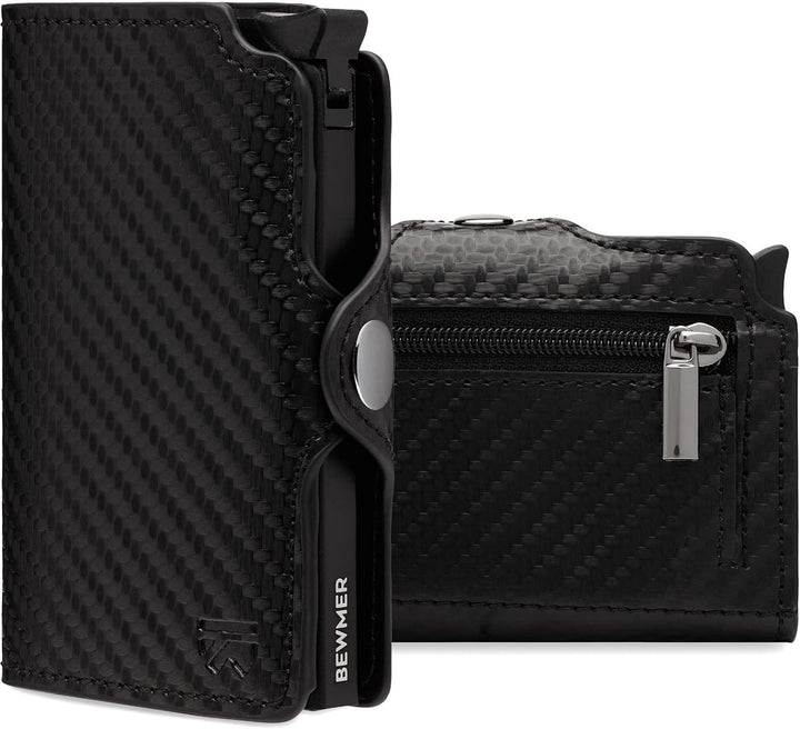 BEWMER 1 Geschütztes Kartenetui | Slim Wallet für Männer und Frauen | Kartenhalter mit RFID-Schutz u