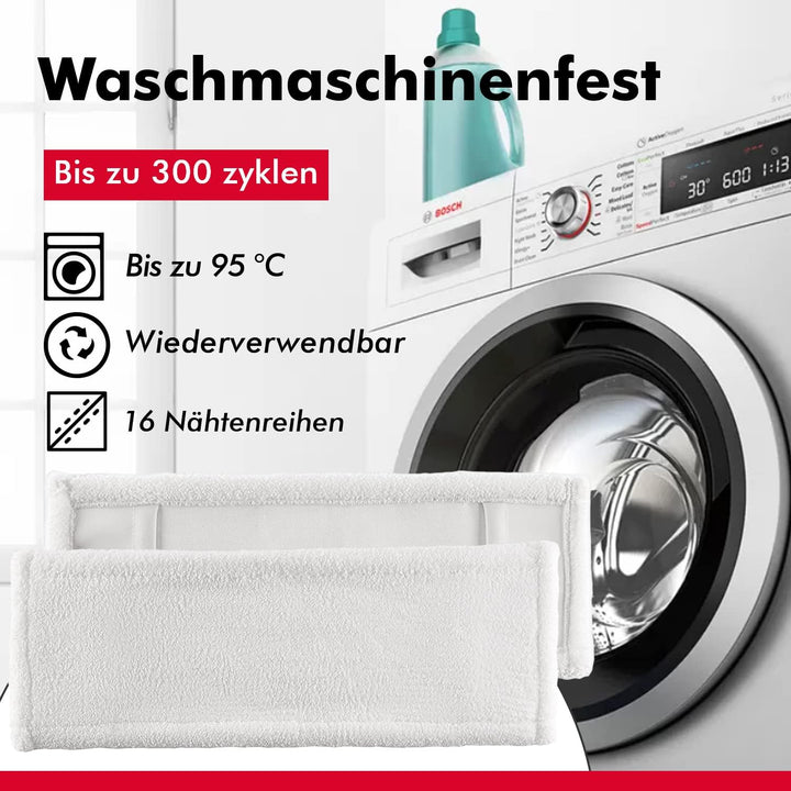 Mikrofaser Wischmop 40 cm White Ersatz für Mop Klapphalter Wischmoppbezug , für Versiegelung Reinigu