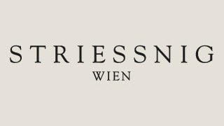 Striessnig Wien – Damen Schaltuch braun orange Schal mit Streifen Muster, modisch aktuelles Halstuch