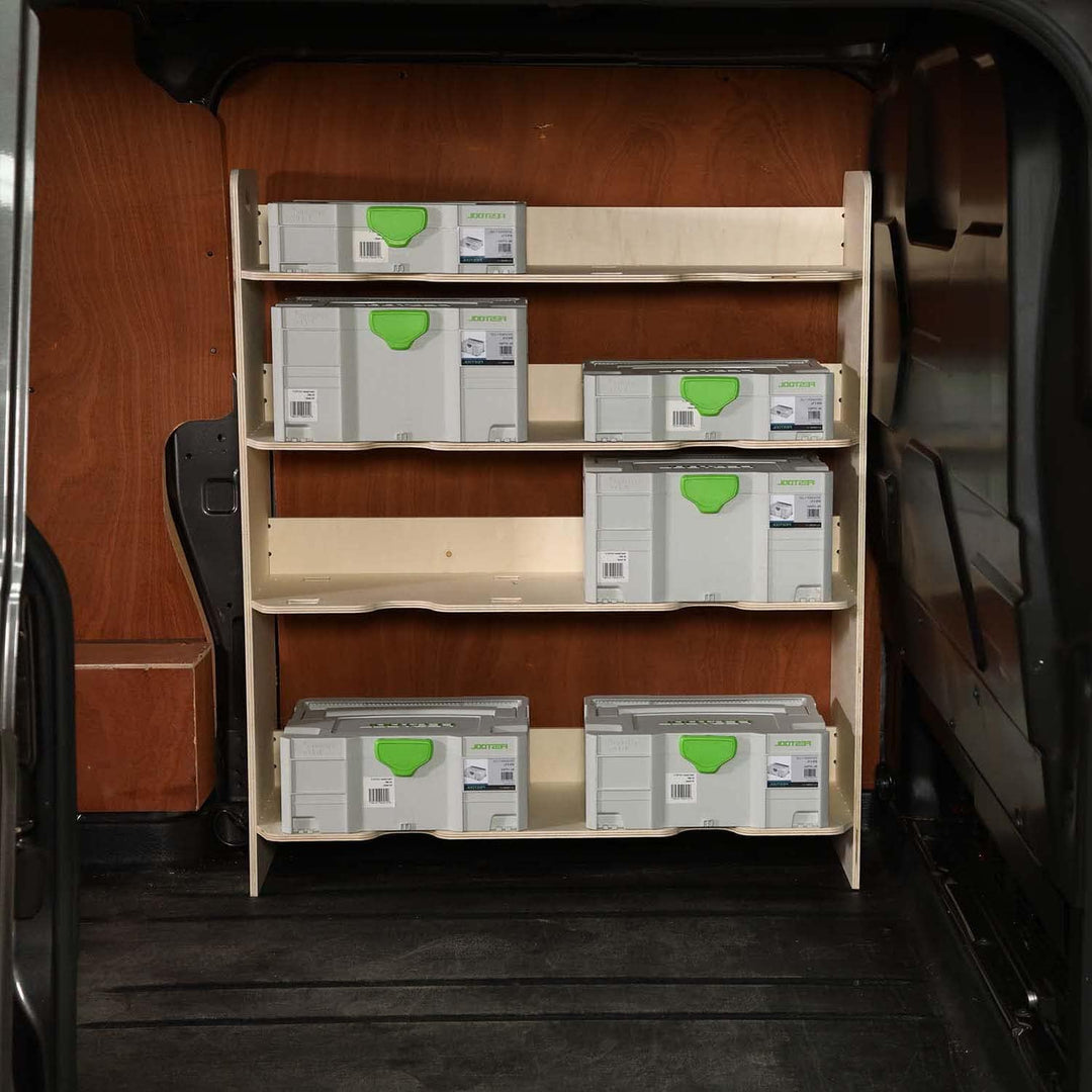Vanify - Kompatibel mit Ford Transit Custom L1 2012+ Fahrzeugeinrichtung Fahrzeugregale, Festool Wer