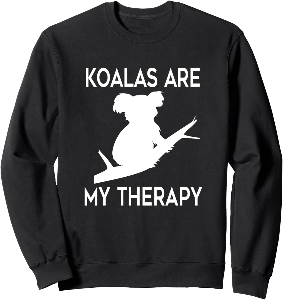 Koalas als Therapie Ironischer australischer Koala-Bär Sweatshirt
